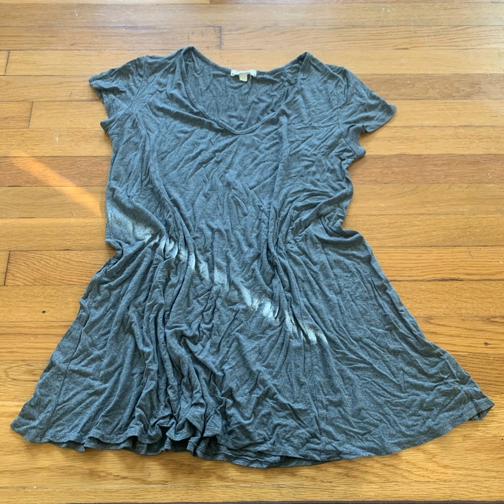 Cap sleeve jersey mini dress